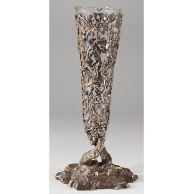elkington-co-silverplate-vase