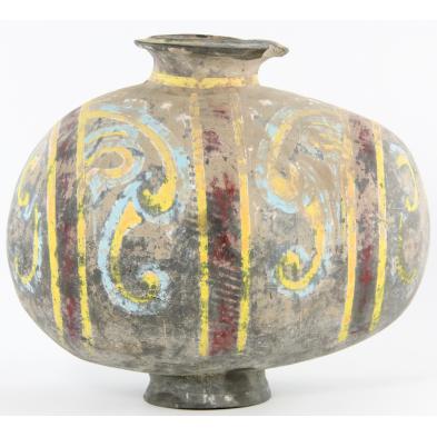 chinese-painted-pottery-cocoon-jar