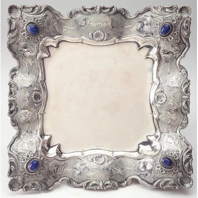 ornate-jeweled-silver-serving-platter
