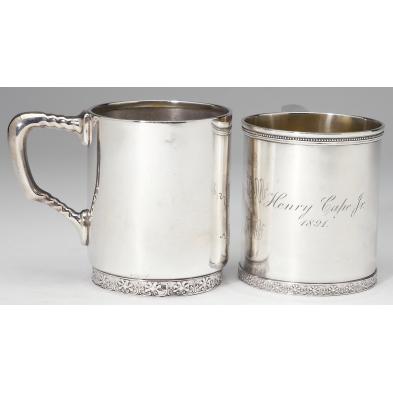 two-tiffany-co-sterling-silver-mugs