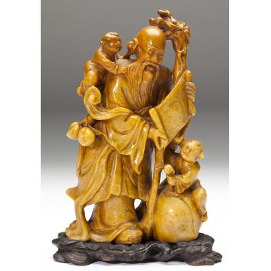 chinese-soapstone-figural-grouping