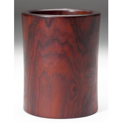 chinese-hardwood-brush-pot