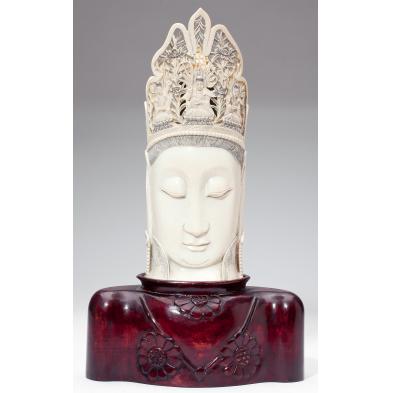 chinese-ivory-bust-of-guanyin