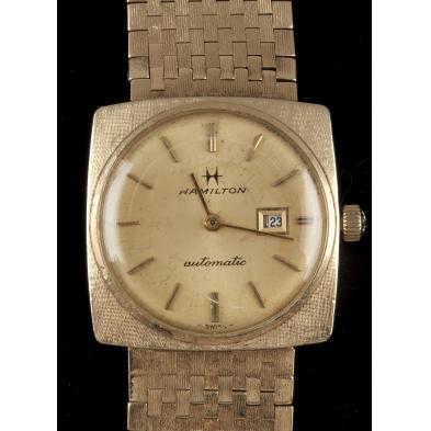 gentleman-s-gold-wristwatch-hamilton