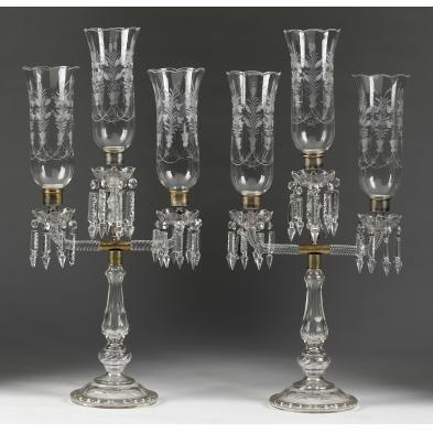 pair-of-english-three-light-glass-candelabra