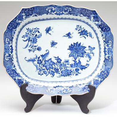large-antique-blue-white-platter