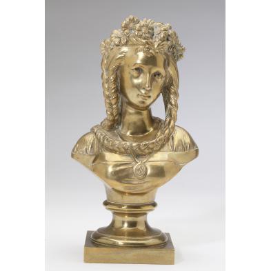 tiffany-co-gilt-bronze-bust