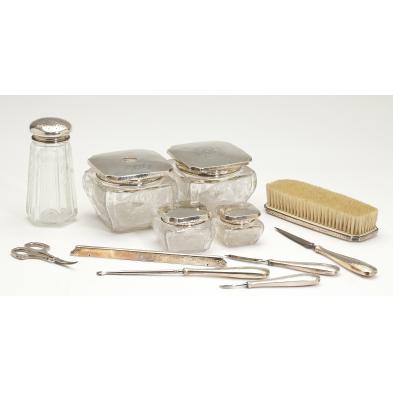 gorham-sterling-silver-dresser-set