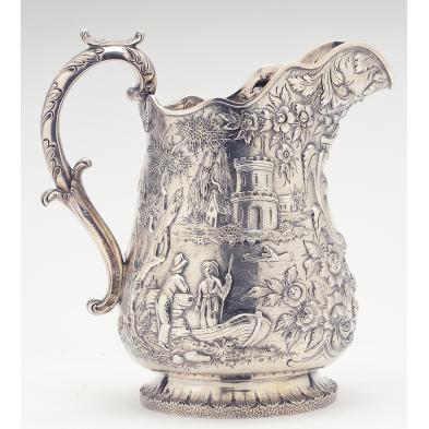samuel-kirk-castle-landscape-silver-pitcher