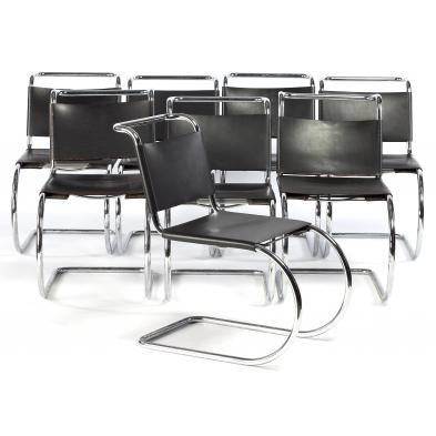set-of-8-vintage-mies-van-der-rhohe-chairs