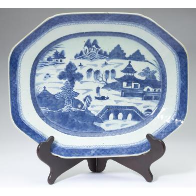 chinese-export-porcelain-blue-canton-platter