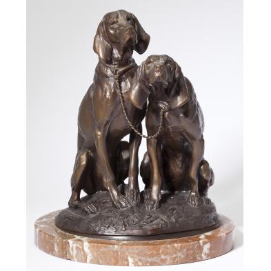 emmanuel-fr-miet-fr-1824-1910-two-hounds