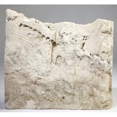 carved-stone-mantel-fragment