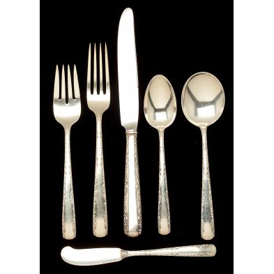 gorham-camellia-sterling-silver-flatware-service