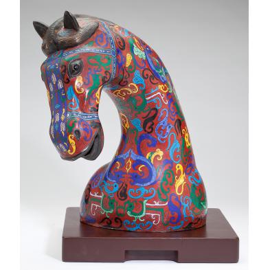 chinese-cloisonne-horse-head