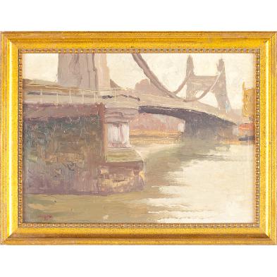 english-school-20th-c-hammersmith-bridge