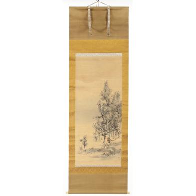 chinese-bird-tree-scroll-painting