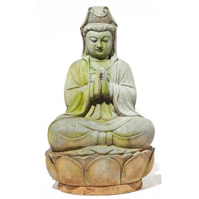 carved-granite-bodhisattva