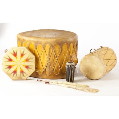 four-piece-tribal-drum-set