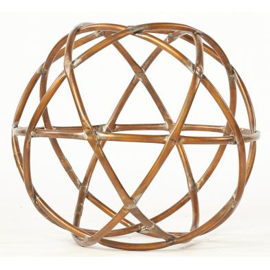 copper-sphere-sculpture