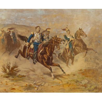 emil-j-hunten-ger-1827-1902-cavalry-charge