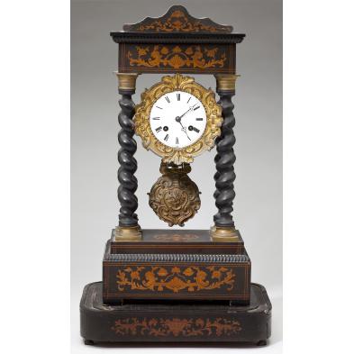 french-portico-mantel-clock