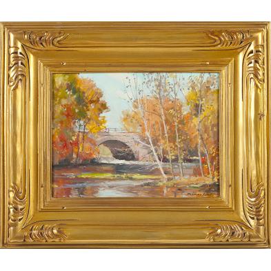 bernard-corey-1914-2000-bridge-in-autumn