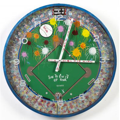 benny-carter-nc-b-1943-folk-art-clock