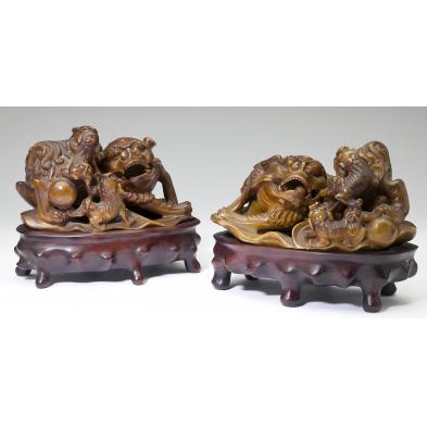 pair-of-chinese-carved-stone-buddhist-lions