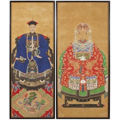 two-chinese-ancestral-portraits-19th-century