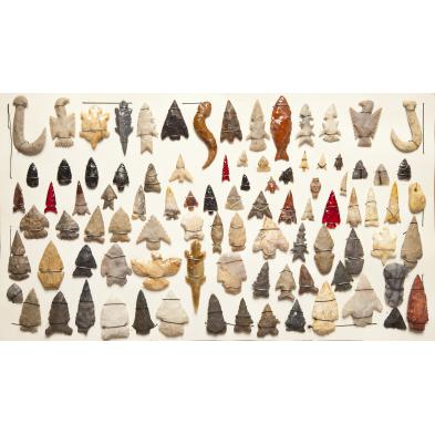 group-of-92-indian-points-and-fantasy-lithics
