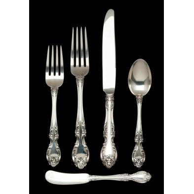 gorham-melrose-sterling-silver-flatware-service