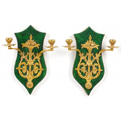 pair-of-malachite-and-gilt-metal-wall-sconces