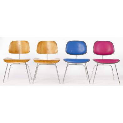 charles-and-ray-eames-four-dcm-chairs