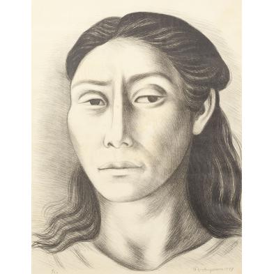 raul-anguiano-mexican-1915-2006-mujer
