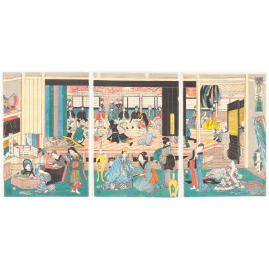 utagawa-yoshikazu-active-1850-1870-woodblocks