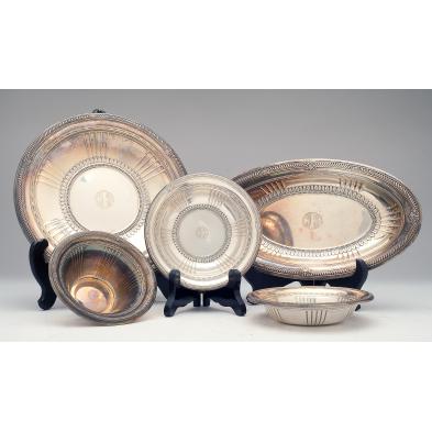 five-gorham-art-deco-sterling-silver-dishes