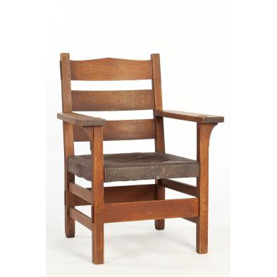 gustav-stickley-arm-chair