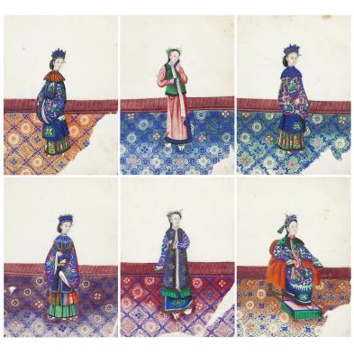 set-of-six-chinese-school-portraits
