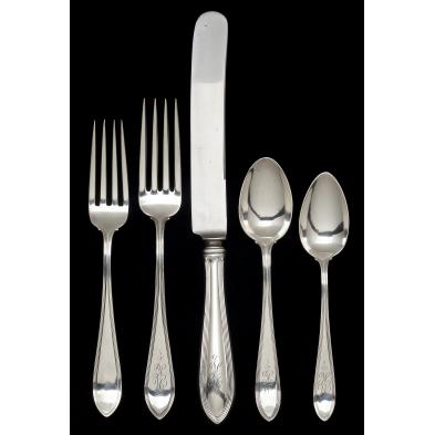 towle-pilgrim-sterling-silver-flatware-service