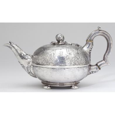 victorian-silver-teapot