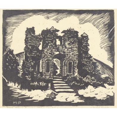 mabel-pugh-nc-1891-1986-rock-house-ruins