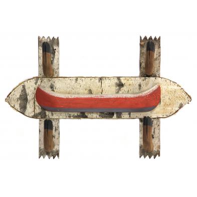 folk-art-canoe-wall-mount-plaque