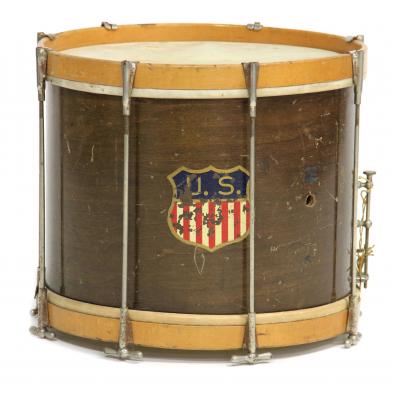 wooden-bodied-drum-with-u-s-shield-decal