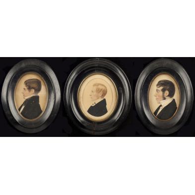 three-portrait-miniatures-of-gentlemen