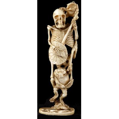 japanese-ivory-skeleton-okimono