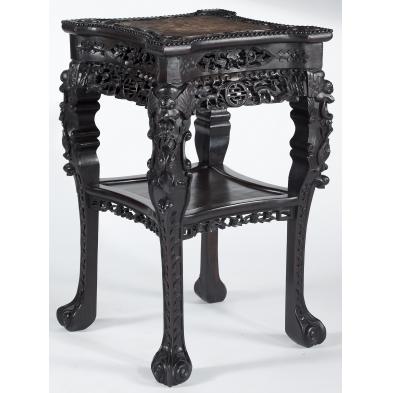 antique-chinese-blackwood-and-marble-side-table