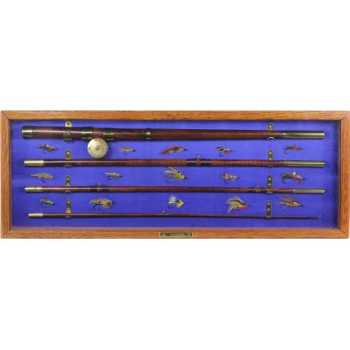 Antique Fly Fishing Rod and Reel Display (Lot 231 - The Winter Catalogue  AuctionDec 6, 2013, 10:00am)