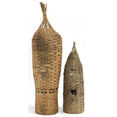 two-large-north-carolina-fish-trap-baskets