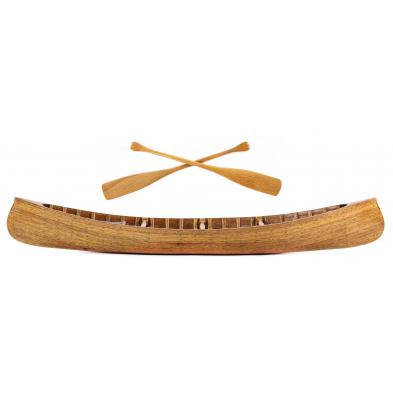 mahogany-strip-wood-model-canoe